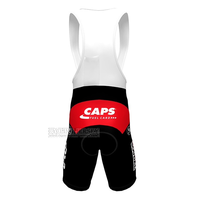 2022 Wind Vest Lotto Soudal Red Short Sleeve and Bib Short